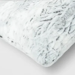 Tipped Snow Leopard Faux Fur Square Throw Pillow - Threshold™ 9 Tipped Snow Leopard Faux Fur Square Throw Pillow - Threshold™ -Threshold™ GUEST 668d17e8 01a5 40e8 86ab 0b7c616c19dd