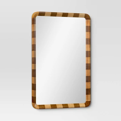 24"x36" Striped Wall Mirror - Threshold™ 4 24"x36" Striped Wall Mirror - Threshold™ - Image 2