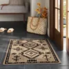 2'x3' Washable Woven Accent Rug Black/Tan - Threshold™ -Threshold™ GUEST 68ec4c11 ddb7 4cb0 9873 251b68212f82