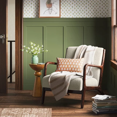 Cozy Feathery Knit Border Striped Throw Blanket - Threshold™ 3 Cozy Feathery Knit Border Striped Throw Blanket - Threshold™