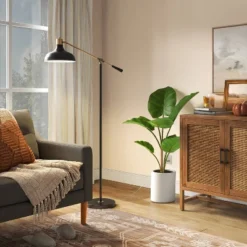 Crosby Bell Schoolhouse Floor Lamp Matte Black (Includes LED Light Bulb) - Threshold™ -Threshold™ GUEST 6ef3c34e 1771 4af6 b775 86df4beefc7f