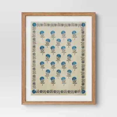 (Set Of 2) 16"x 20" Embroidered Floral Textile Wall Decors Neutrals - Threshold™ 4 (Set Of 2) 16"x 20" Embroidered Floral Textile Wall Decors Neutrals - Threshold™ - Image 2