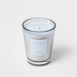 Colored Vase Glass With Dustcover Rainwater Lily Candle Gray - Threshold™ 15 Colored Vase Glass With Dustcover Rainwater Lily Candle Gray - Threshold™ -Threshold™ GUEST 7339fae5 ce6f 45a1 a5a1 db5f23225a58