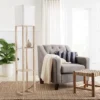 62.5" Alabaster Shelf Floor Lamp Light Brown - Threshold™: ETL Listed, Linen Shade, MDF Body 1 62.5" Alabaster Shelf Floor Lamp Light Brown - Threshold™: ETL Listed, Linen Shade, MDF Body -Threshold™ GUEST 73806d16 5a96 4b81 95b5 01d93df5022a