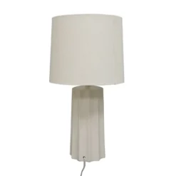 24.75"x13" Ribbed Ceramic Table Lamp Cream - Threshold™: Bedside, Nightstand, No Assembly Required 15 24.75"x13" Ribbed Ceramic Table Lamp Cream - Threshold™: Bedside, Nightstand, No Assembly Required -Threshold™ GUEST 751b3f8c 43da 4f4a adb6 545d5ea6761c