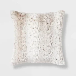 Snow Leopard Ombre Faux Fur Throw Pillow - Threshold™ -Threshold™ GUEST 798e3f59 99ad 4bc1 bc59 a57032ccaf28