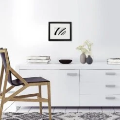 8" X 10" Matted To 4" X 6" Thin Gallery Image Frame Beveled Mat Black - Threshold™: Modern Wall Decor, MDF Material -Threshold™ GUEST 7a59c6bb 231f 4839 8a11 2700ecdda863