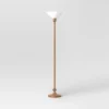 Torchiere Floor Lamp Natural Brown - Threshold™ -Threshold™ GUEST 7ae75372 f331 487d 852f 801a4ed314de