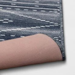 2'4"x3'9" Woven Tapestry Rug With Fringe Indigo - Threshold™ 7 2'4"x3'9" Woven Tapestry Rug With Fringe Indigo - Threshold™ -Threshold™ GUEST 7ca9d346 5e0d 4060 9ae1 61040279a590