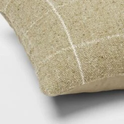 Oblong Windowpane Woven Decorative Throw Pillow Green - Threshold™ -Threshold™ GUEST 7f3cf003 e862 443f a263 8ad99d00133e