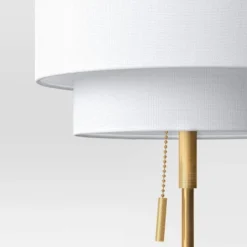 Double Shade Knurled Collection Table Lamp Gold - Threshold™ 7 Double Shade Knurled Collection Table Lamp Gold - Threshold™ -Threshold™ GUEST 7f5c692e 4864 4174 b7bf 5fd96eed92ba