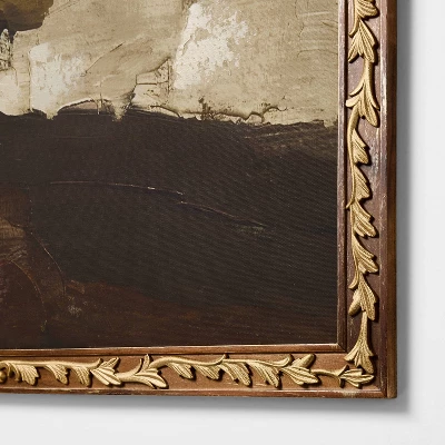 28"x28" Dark Modern Abstract Framed Art - Threshold™ Designed With Studio McGee 4 28"x28" Dark Modern Abstract Framed Art - Threshold™ Designed With Studio McGee - Image 2