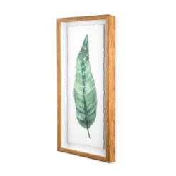 (Set Of 3) 28"x12" Framed Leaves Decorative Wall Art White - Threshold™ -Threshold™ GUEST 8176423f 41b8 4092 bb29 d3a72d0feae8