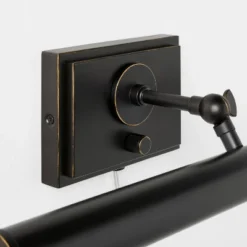 Wall Plug-in Sconce Black - Threshold™ Designed With Studio McGee: Integrated LED, Iron Shade, ETL Listed, Modern Decor -Threshold™ GUEST 856552d9 993f 4dbc 9f9d 2e4f3cef4745