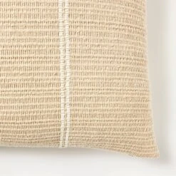 Oversize Embroidered Striped Throw Pillow Cream - Threshold™ Designed With Studio McGee -Threshold™ GUEST 86014e9e aaae 4e0a 84a1 3e3bcdc67ccd