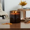 23oz XL 3-Wick Applewood + Amber Wooden Amber Glass With Wood Lid And Stamped Logo Amber - Threshold™ -Threshold™ GUEST 866c1c05 106c 4bc8 aa8e c5bcadf565ca