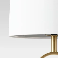 Large Metal Ring Table Lamp (Includes LED Light Bulb) Brass - Threshold™ 7 Large Metal Ring Table Lamp (Includes LED Light Bulb) Brass - Threshold™ -Threshold™ GUEST 8ac4d07c ae08 4b95 a06d d213ebe549b6
