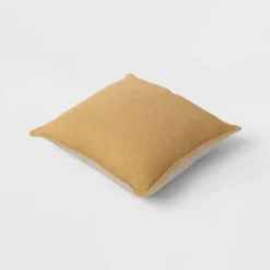 Square Linen Reversible Throw Pillow With Flange Contrast Neutral/Gold - Threshold™ 8 Square Linen Reversible Throw Pillow With Flange Contrast Neutral/Gold - Threshold™ -Threshold™ GUEST 8f0a0643 d5f0 44ce b3ad 7803bc6cffe7