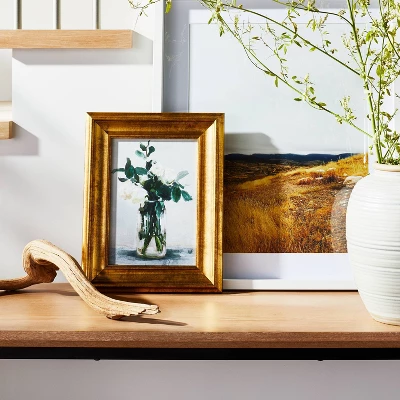 11" X 14" Floral Arrangement Framed Wall Canvas Gold/White - Threshold™ Designed With Studio McGee 3 11" X 14" Floral Arrangement Framed Wall Canvas Gold/White - Threshold™ Designed With Studio McGee