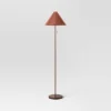 Floor Lamp With Leather Shade Brown - Threshold™ -Threshold™ GUEST 90b7a2ea 242c 4405 a123 109157124156