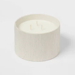 Textured Straight Side Ceramic Warm Cider & Cinnamon Candle White - Threshold™ 10 Textured Straight Side Ceramic Warm Cider & Cinnamon Candle White - Threshold™ -Threshold™ GUEST 913d534b 649d 4c6d 9f5e ee9feea56dbd