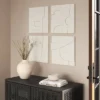 (Set Of 4) 12" X 12" 3D Decorative Graphic Tiles White - Threshold™ 2 (Set Of 4) 12" X 12" 3D Decorative Graphic Tiles White - Threshold™ -Threshold™ GUEST 9c0572bb b743 4413 bbdd 18adf4a1e580