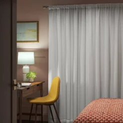 Blackout Henna Window Curtain Panel White - Threshold™ -Threshold™ GUEST 9eaad0c5 1c17 46a5 a2bc 6c60c63f19f5