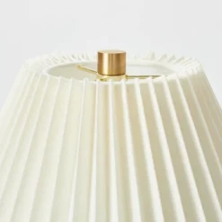 Oval Table Lamp With Pleated Shade (Includes LED Light Bulb) Red - Threshold™ Designed With Studio McGee -Threshold™ GUEST 9f3d6739 964f 4c0e 9fa2 364bd19643ae