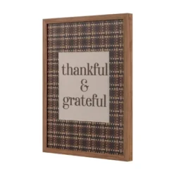 16" X 20" Thankful & Grateful Framed Under Plexi - Threshold™ -Threshold™ GUEST 9fe6a2a5 fdbe 4a2f a30d 4548841ce9d7