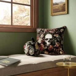 Square Skull Pillow - Threshold™