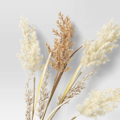 Mixed Artificial Fall Pampas Branch - Threshold™ 4 Mixed Artificial Fall Pampas Branch - Threshold™ - Image 2