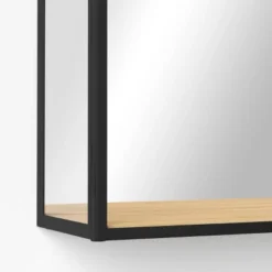 12"x14" Arched Mirrored Display Box Black - Threshold™: Modern Vertical Decor With Shelf -Threshold™ GUEST a5c1321c 45cd 4aa1 b431 38fd307de860