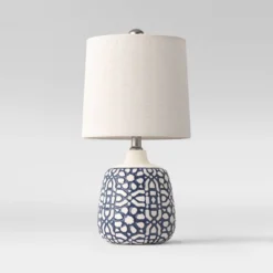 Assembled Ceramic Table Lamp Blue - Threshold™ -Threshold™ GUEST a72b8512 d249 4def be06 43a18b186729