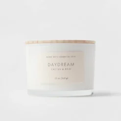 Wood Lidded Glass Wellness Daydream Candle - Threshold™ -Threshold™ GUEST a7e1807b 0d8a 4b7c 968f 12e8206ee55d