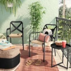 61" Artificial Bamboo Floor Plant Green - Threshold™