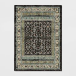 Distressed Geometric Tufted Area Rug Green - Threshold™ -Threshold™ GUEST ac2e2a72 b0f8 400b a4d8 135964324c89