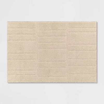 2'6"x3'8" Washable Uneven Blocks Accent Rug - Threshold™ 7 2'6"x3'8" Washable Uneven Blocks Accent Rug - Threshold™ - Image 5