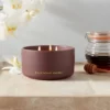 15oz Ceramic Jar 3-Wick Black Honey Vanilla Candle Plum Purple - Threshold™ -Threshold™ GUEST ae166a6b 4c89 463e add6 2e3f07b899f7