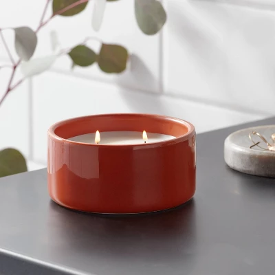 8oz 2-Wick Island Starfruit And Nectarine Candle Orange - Threshold™ 3 8oz 2-Wick Island Starfruit And Nectarine Candle Orange - Threshold™