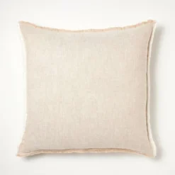 Oversized Reversible Linen Square Throw Pillow With Frayed Edges - Threshold™ Designed With Studio McGee -Threshold™ GUEST b24eae29 d0b8 4a56 a4ef 09c04c3955b4
