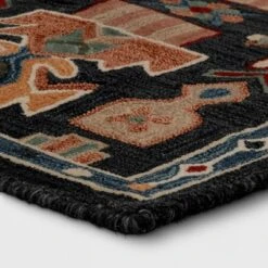 2'x3' Global Wool Accent Rug Blue - Threshold™ -Threshold™ GUEST b25b5f74 0922 47de 8dcc fbf34fe6d9df