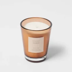 Colored Vase Glass With Dustcover Desert Amber Candle Brown - Threshold™ 11 Colored Vase Glass With Dustcover Desert Amber Candle Brown - Threshold™ -Threshold™ GUEST b38f17b2 0d53 4c5b bb58 f4b0dd118311