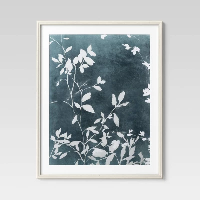 (Set Of 2) 24"x30" All Over Floral Framed Posters - Threshold™: Spring Botanical Nature Wall Art, White Frame 4 (Set Of 2) 24"x30" All Over Floral Framed Posters - Threshold™: Spring Botanical Nature Wall Art, White Frame - Image 2