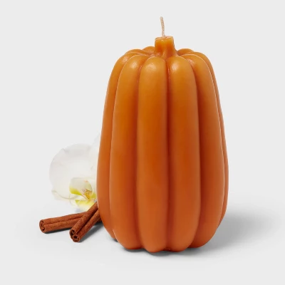 5.5" Pumpkin Wax Figural - Threshold™ 4 5.5" Pumpkin Wax Figural - Threshold™ - Image 2