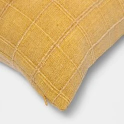 Woven Washed Windowpane Throw Pillow - Threshold™ -Threshold™ GUEST b96a51e5 3eb9 4ba4 a95a c241eee0f630