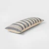 Oversized Oblong Woven Stripe Throw Pillow Gray - Threshold™ -Threshold™ GUEST b997a11e 2e49 48cf af92 9651d928df85