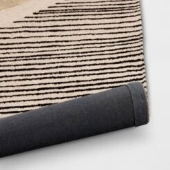 5'x7' Color Blocked Linear Area Rug Tan/Black - Threshold™ 7 5'x7' Color Blocked Linear Area Rug Tan/Black - Threshold™ -Threshold™ GUEST bc07bfa8 4c0c 4adf 82b3 6c98ab667224