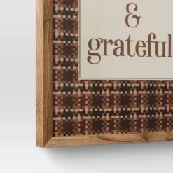 16" X 20" Thankful & Grateful Framed Under Plexi - Threshold™ -Threshold™ GUEST bd2cf633 6979 44fc a0d1 f0c03a232a9b