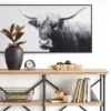 47" X 24" Highland Cow Framed Canvas - Threshold™ -Threshold™ GUEST c05618ba a929 49e1 8638 f2e7e30397ac