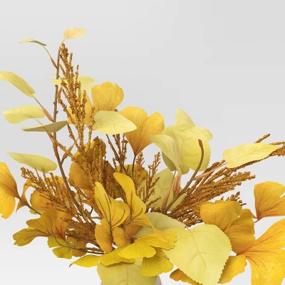 Small Goldenrod Artificial Plants Fall Arrangement - Threshold™ 4 Small Goldenrod Artificial Plants Fall Arrangement - Threshold™ - Image 2